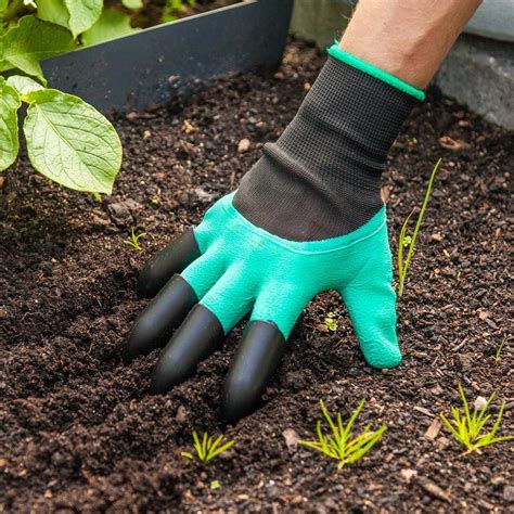 Claw Garden Gloves For Clean Fast Planting Inspire Uplift