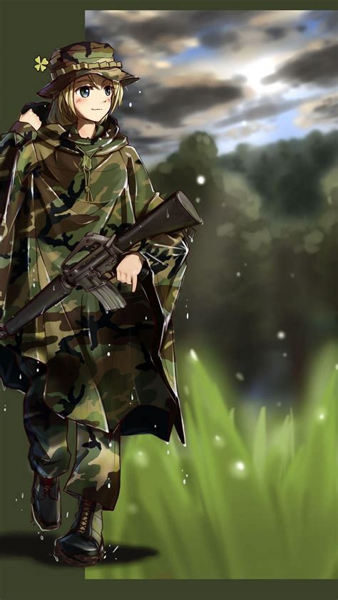 Anime Military Girl Wallpapers Wallpaper Cave
