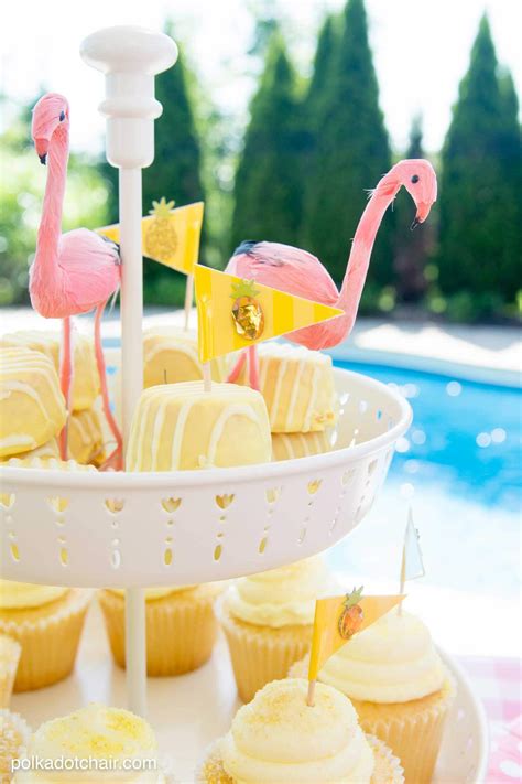 The father stopped working and went to look for his how much do i owe you? great was his surprise when the waiter answered: Summer Backyard Flamingo Pool Party Ideas - The Polka Dot ...