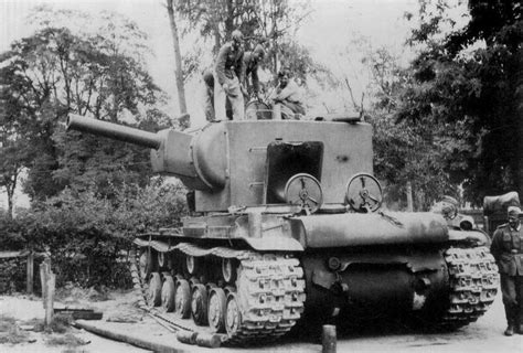 Kv 2 Heavy Tank Captured In 1941 Aircraft Of World War Ii