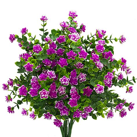 Artificial flowers are in different qualities, and quality has a huge affect on price. Artificial Flowers,Fake Outdoor UV Resistant Plants Faux ...