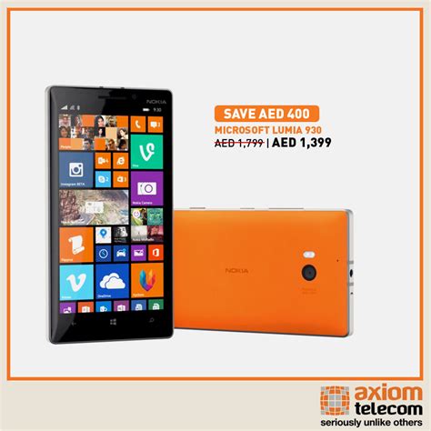 Microsoft Lumia 930 Smartphone Offer At Axiom
