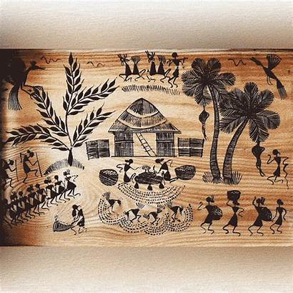 Learn Warli Indian Painting Types Chandigarh Temple
