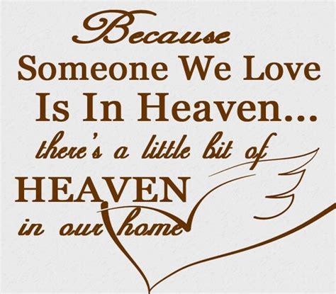 Items Similar To Because Someone We Love Is In Heaven Theres A Little