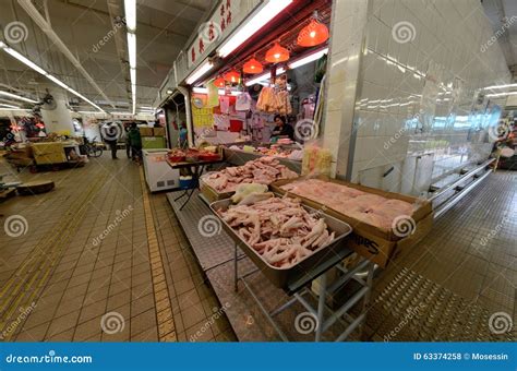 Hong Kong Frozen Meat Market Editorial Stock Photo Image Of Fish
