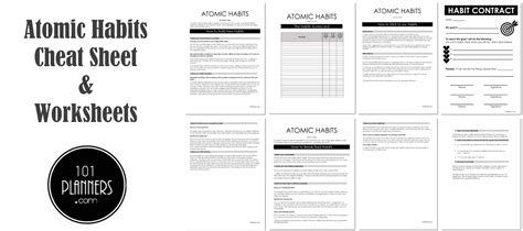 Worksheets For Atomic Habits Book