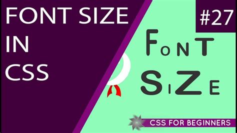 Css Tutorial For Beginners 27 Font Size Youtube