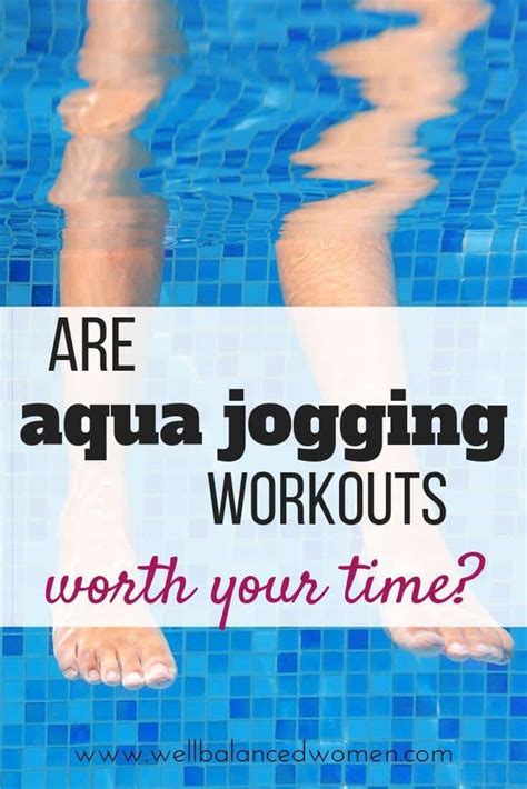 Deep Water Running Is An Excellent Workout Option For Runners Aqua