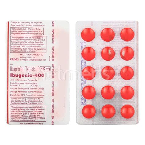 Ibugesic 400mg Tablet 15s Buy Medicines Online At Best Price From