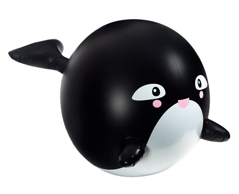 Toysmith Orca Whale Inflatable Sprinkler Buddy