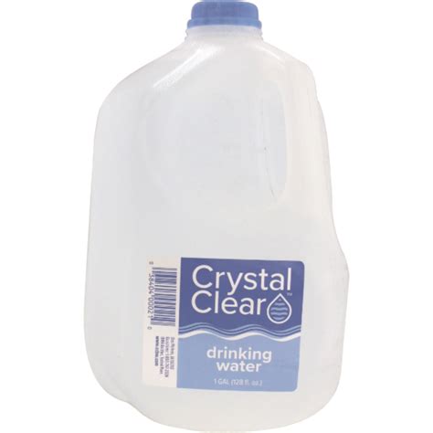 Crystal Clear Drinking Water 1 Gal Crystal Clear Bottled Water
