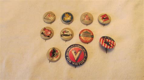 Sold Price 15 Mostly Ww2 Sweetheart Military Pins And More Invalid