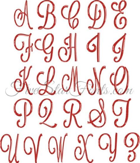 Ginormous Monogram Embroidery Font Embroidery Monogram Fonts