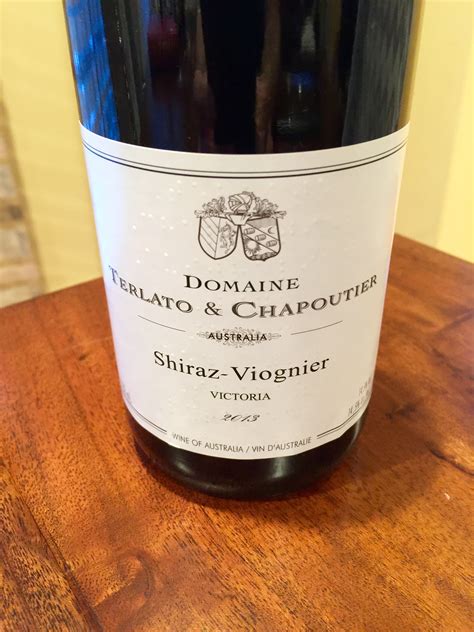 Domaine Terlato Chapoutier Shiraz Viognier 2013 First Pour Wine