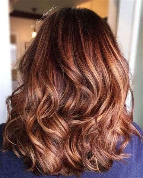 Red Hairstyle With Highlights Lowlights And Balayage Updated