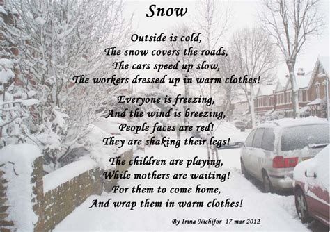 Winter Quotes Poems Snow 5 Quote