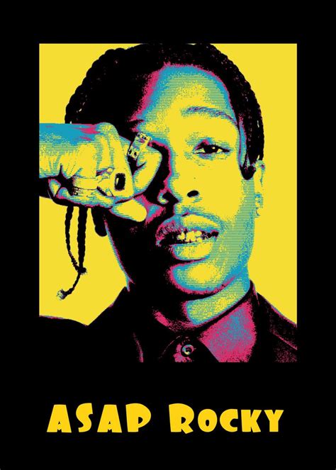 Asap Rocky Poster By Hafis Displate