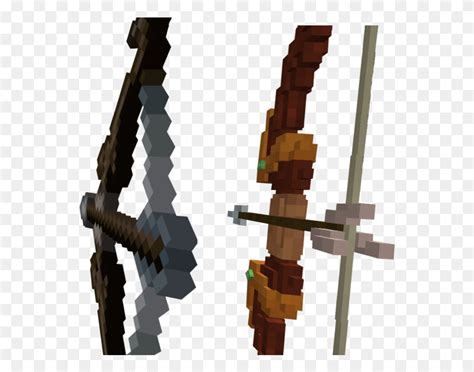 Minecraft Texture Pack Gun Bow Weapon Weaponry Sword Hd Png Download