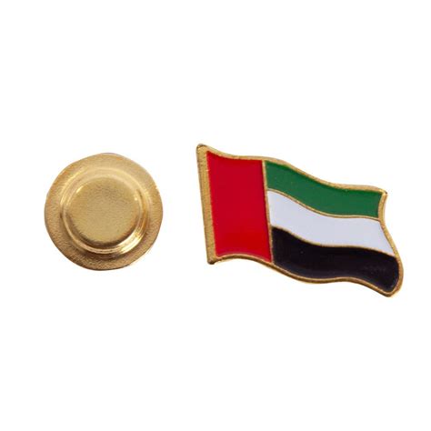Shop Generic United Arab Emirates Flag Metal Lapel Pin Dragon Mart UAE
