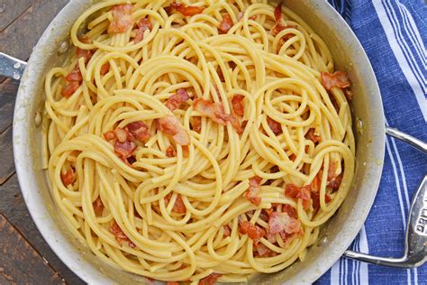 Authentic Carbonara Is An Easy Italian Pasta Recipe Using Eggs Cheese
