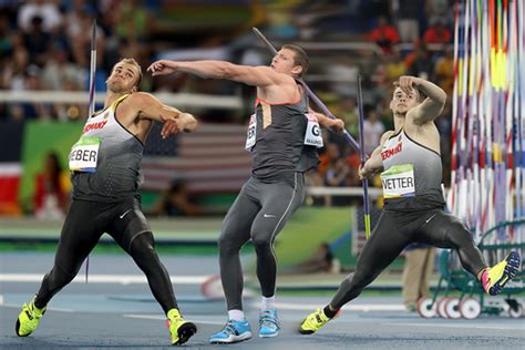 Star indian javelin thrower neeraj chopra hurled the spear to a distance of 86.79 meters for bronze at the kuortane games here on saturday. German Javelin 2016 Dominance | Spikes powered by IAAF