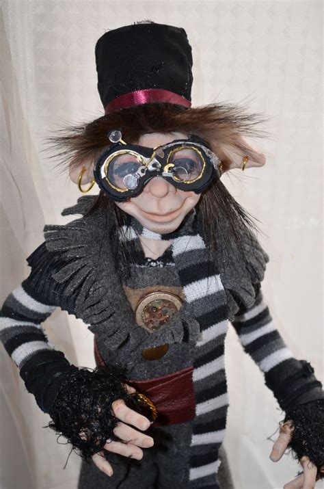Steam Punk Elf This Is One Of My Pose Able Dolls That I Make He Is