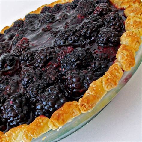 Piexperiment For The Winos Fresh Blackberry Pie With A Wine Glaze