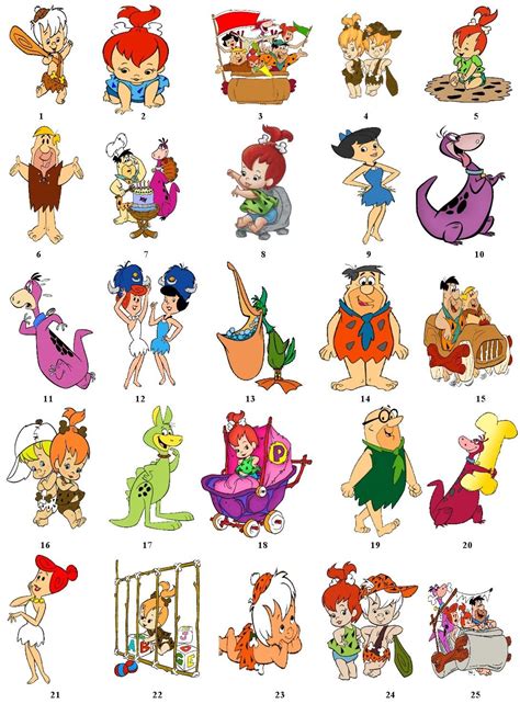 Loved The Flintstones Especially Pebbles Flinstones Cartoon