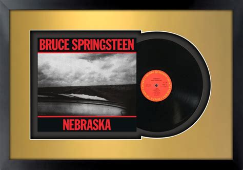 Bruce Springsteen Nebraska Album Vinyl Lp Record Framed And Etsy