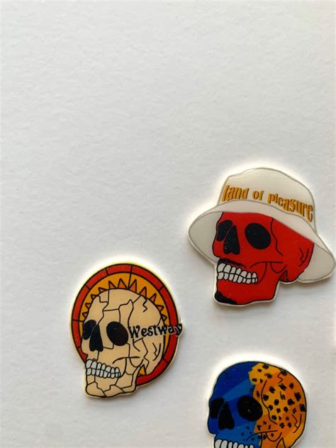 Sticky Fingers Pin Stick Fingers Skull Pin Caress Your Etsy