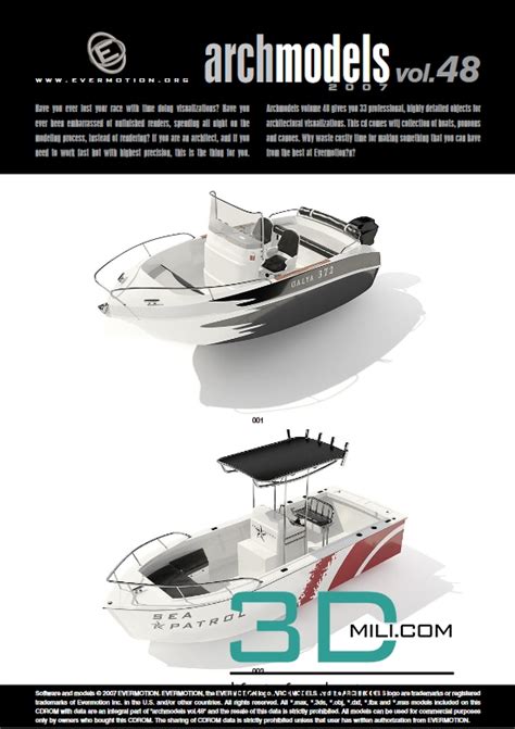 Evermotion Archmodels Vol 48 Boats 3dmili 2024 Download 3d Model
