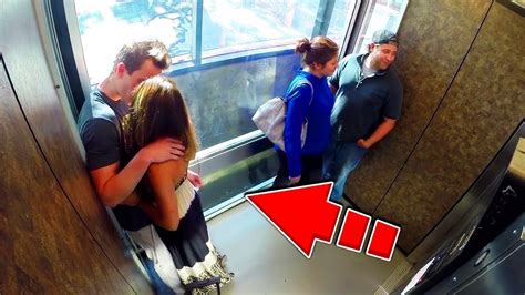 Kissing Prank In Elevator Gone Wild Youtube