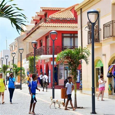 Santa Maria Sal Island Cape Verde Country Off The Coast Of West