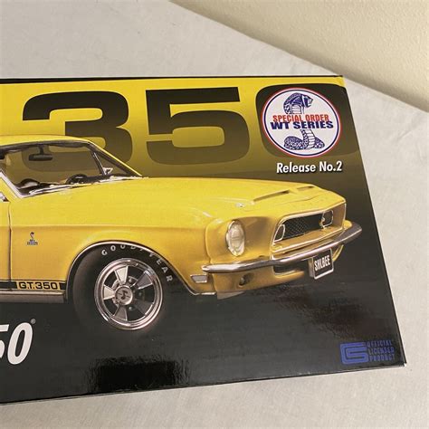 Acme 118 Scale 1968 Shelby Ford Mustang Gt350 Model Color Wt 6066