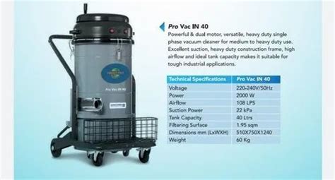 Eureka Forbes Pro Vac In 40 For Commercial Use Wet Dry At Best Price