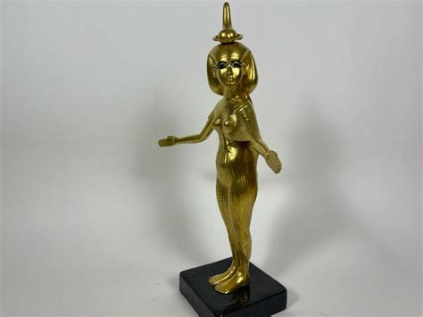 Boehm Porcelain Large Limited Edition Goddess Selket Statue From The Treasures Of Tutankhamun