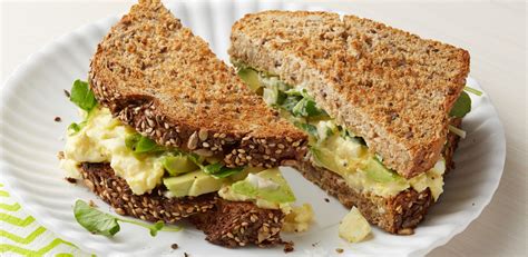 By adding a generous serving of vegetables, you're able to have a complete meal for only. Egg Salad Sandwich with Avocado and Watercress | Recipe | Recipes, Food network recipes, Low ...