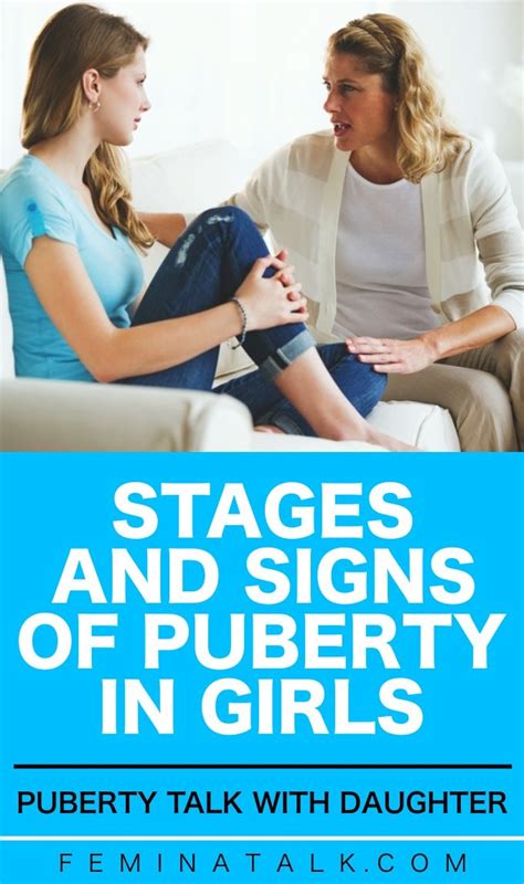Stages And Signs Of Puberty In Girls Puberty Talk With Daughter Puberty Talk Girls Puberty