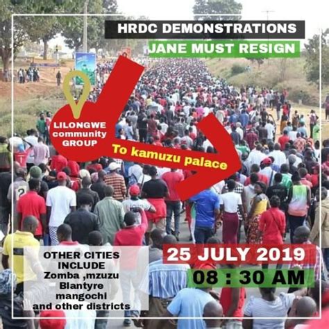 Court Grants Hrdc Permission To Protest Near State House Malawi Nyasa