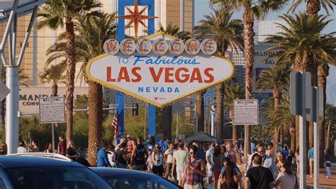 Welcome To Fabulous Las Vegas Sign Las Vegas Nevada October 11 2017
