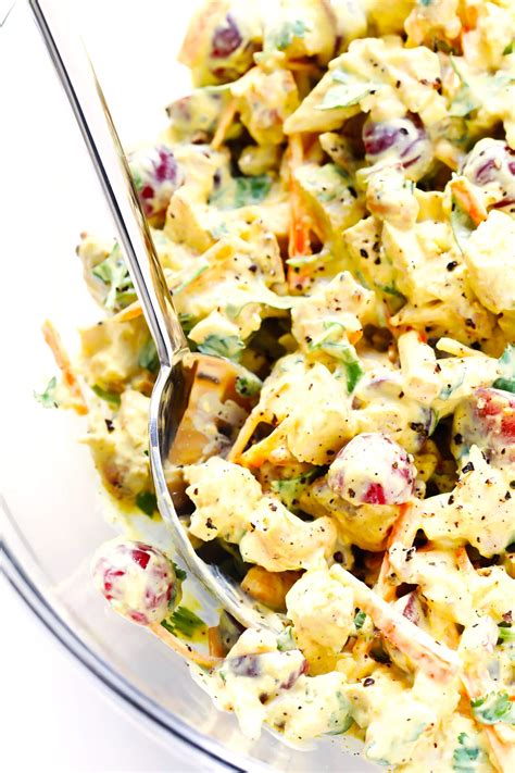 Healthy Curry Chicken Salad Gimme Some Oven