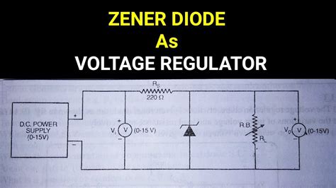 Zener Diode And Voltage Regulation Theory Youtube