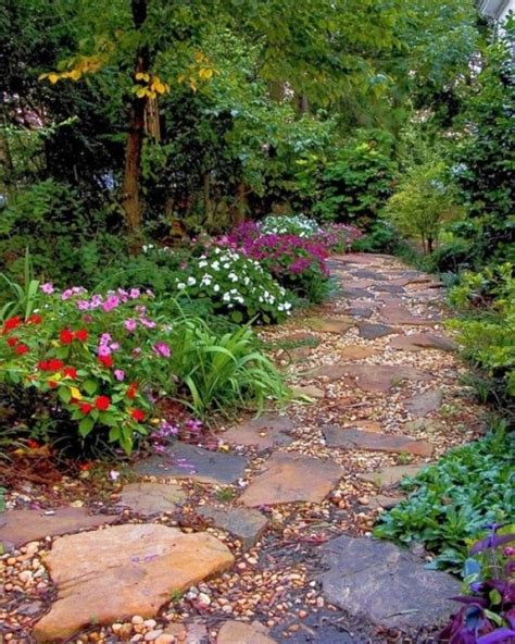 32 Natural And Creative Stone Garden Path Ideas Gardenoholic