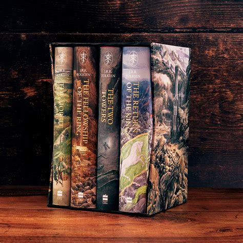 Lord Of The Rings Book Set Illustrated The Lord Of The Rings Box Set