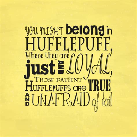 Hufflepuff Harry Potter Quotes. QuotesGram