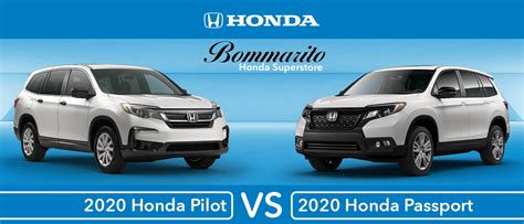 Whether you're looking at the passport or pilot, you'll find a powerful v6 engine one of the biggest differences between the pilot vs. 2020 Honda Pilot vs. 2020 Honda Passport: A SUV Comparison