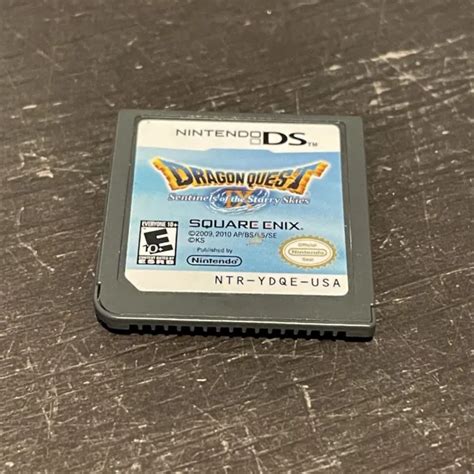 Dragon Quest Ix Sentinels Of The Starry Skies Ds 2010 Cartridge Only Tested 3799 Picclick