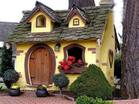 Snow White House Cottage Design Cute House Fairytale House