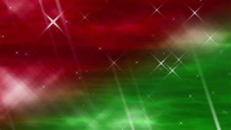 Perfectly Seamless Loop With Sparkles Over A Red And Green Gradient