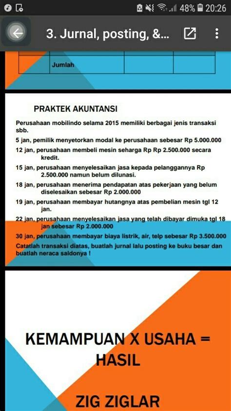 Yuk Mojok!: Contoh Soal Jurnal Umum Buku Besar Dan Neraca Saldo